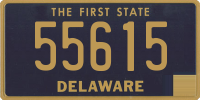 DE license plate 55615