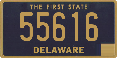 DE license plate 55616