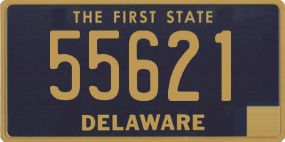 DE license plate 55621