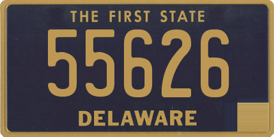 DE license plate 55626