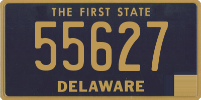 DE license plate 55627