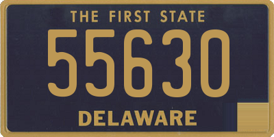 DE license plate 55630