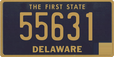 DE license plate 55631