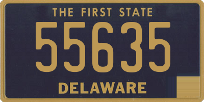 DE license plate 55635