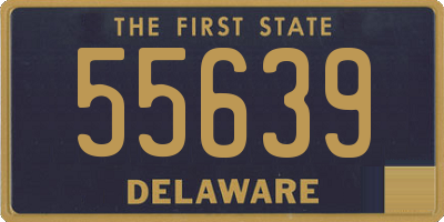 DE license plate 55639