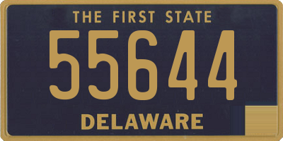 DE license plate 55644