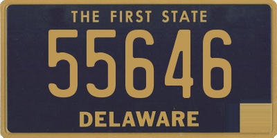 DE license plate 55646