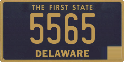 DE license plate 5565