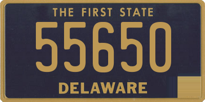 DE license plate 55650