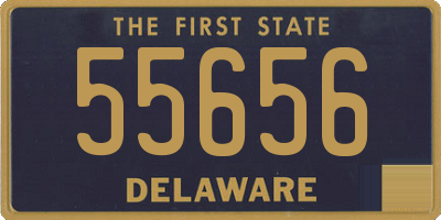 DE license plate 55656