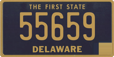 DE license plate 55659