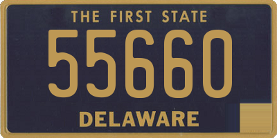 DE license plate 55660