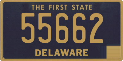 DE license plate 55662