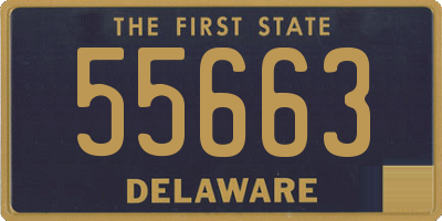 DE license plate 55663