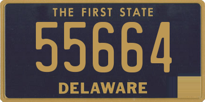 DE license plate 55664