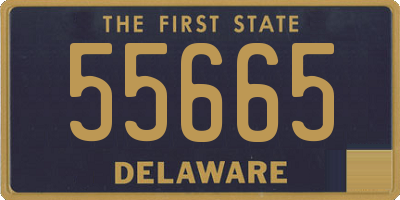 DE license plate 55665