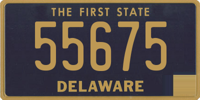 DE license plate 55675