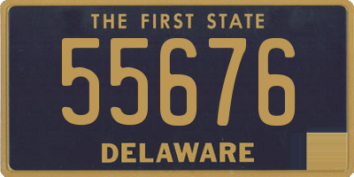 DE license plate 55676