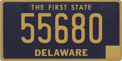 DE license plate 55680