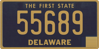 DE license plate 55689