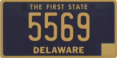 DE license plate 5569