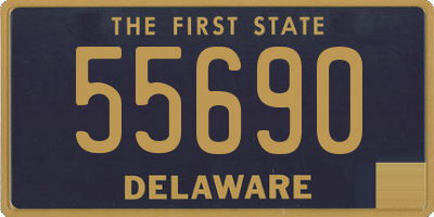 DE license plate 55690