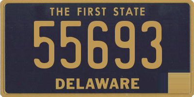 DE license plate 55693