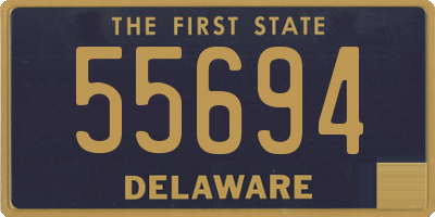 DE license plate 55694