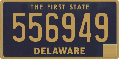 DE license plate 556949