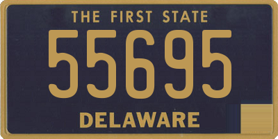 DE license plate 55695