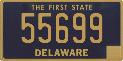 DE license plate 55699