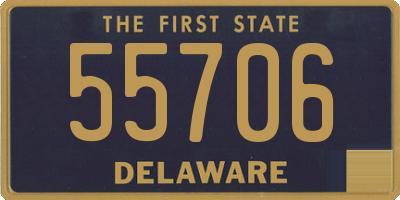 DE license plate 55706