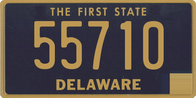 DE license plate 55710