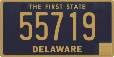 DE license plate 55719