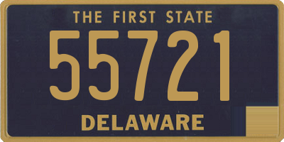 DE license plate 55721