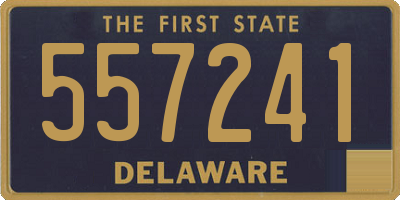 DE license plate 557241