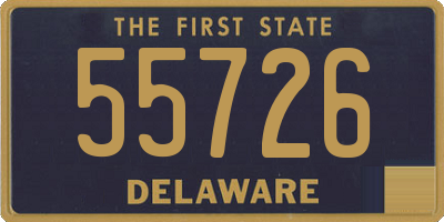 DE license plate 55726