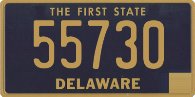 DE license plate 55730