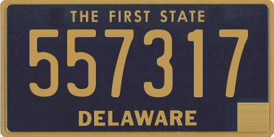 DE license plate 557317