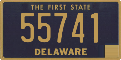 DE license plate 55741