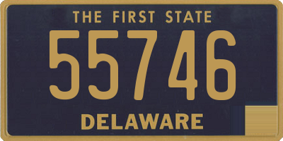 DE license plate 55746