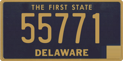 DE license plate 55771