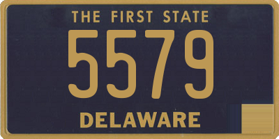 DE license plate 5579