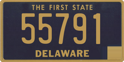 DE license plate 55791