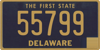 DE license plate 55799