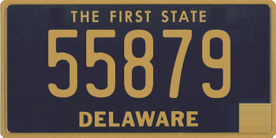 DE license plate 55879