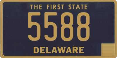 DE license plate 5588