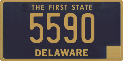DE license plate 5590