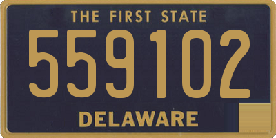 DE license plate 559102