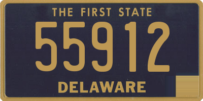 DE license plate 55912